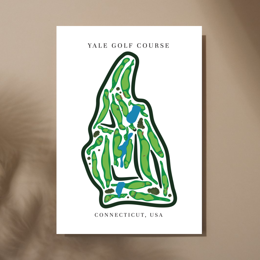 Yale, Golf Club, Golf Course Print, Connecticut
