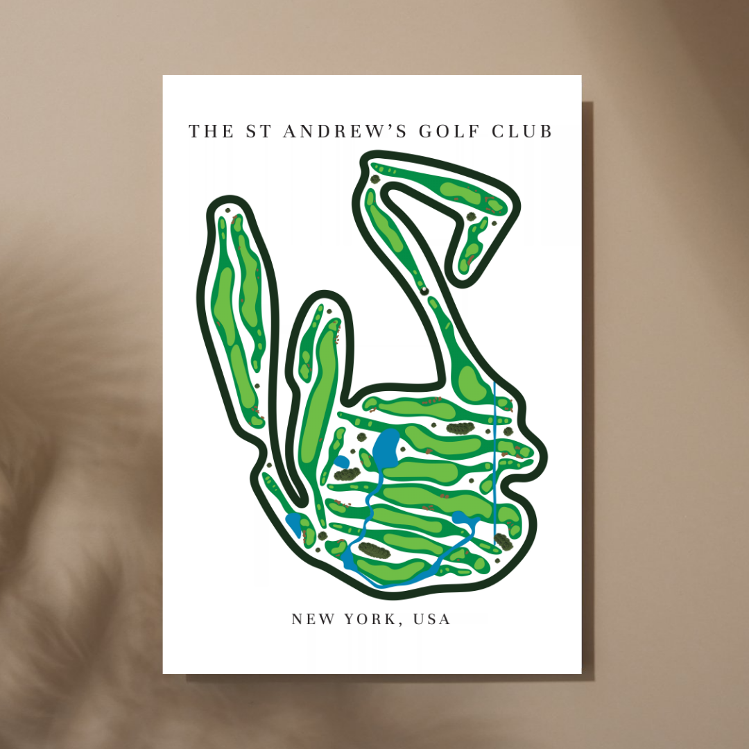 The Saint Andrews Golf Club, Golf Course Prints, New York
