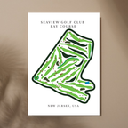 Seaview Golf Club - Bay Course, Golf Club, Golf Course Print,  New Jersey