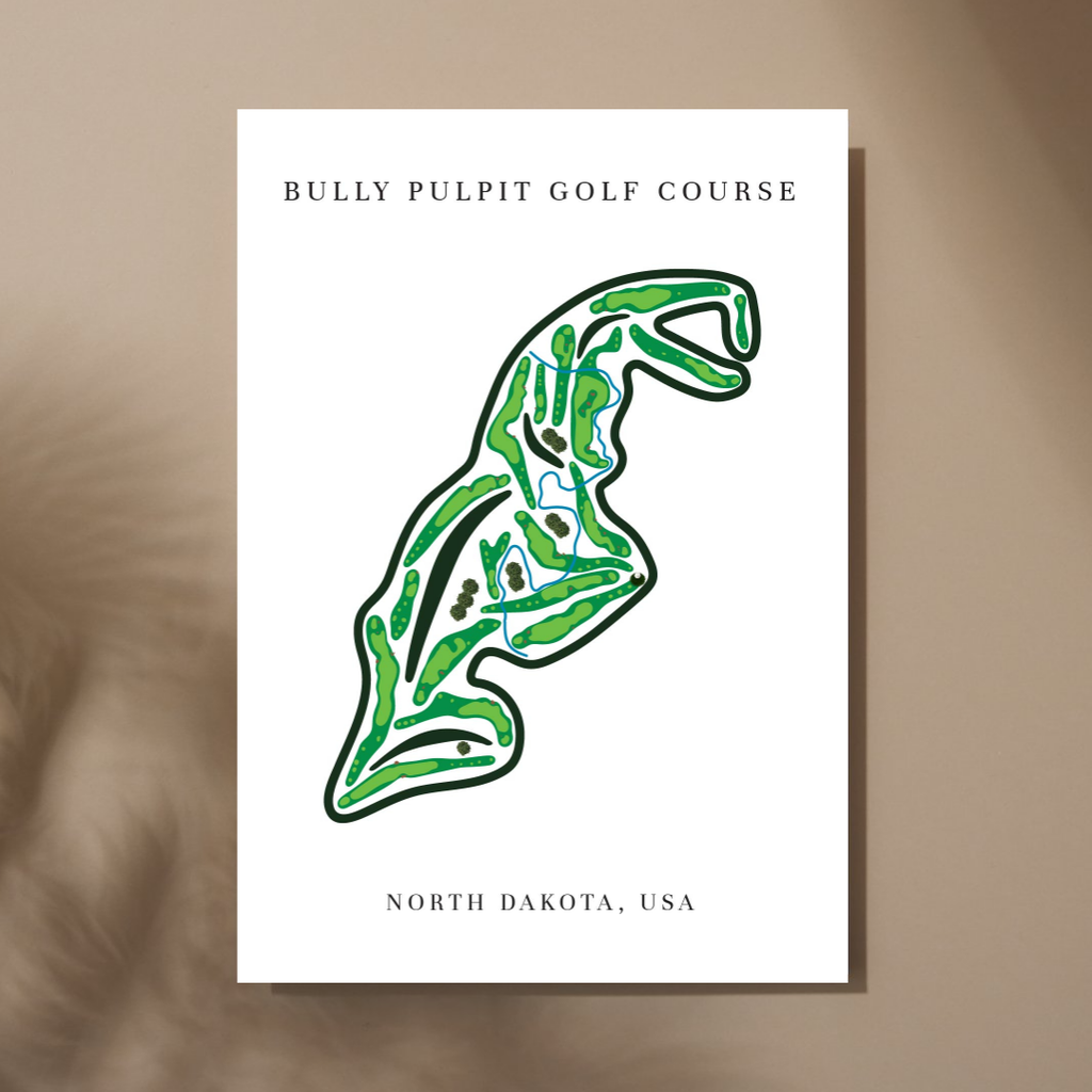 Bully Pulpit Golf Course, Golf Course Prints, North Dakota