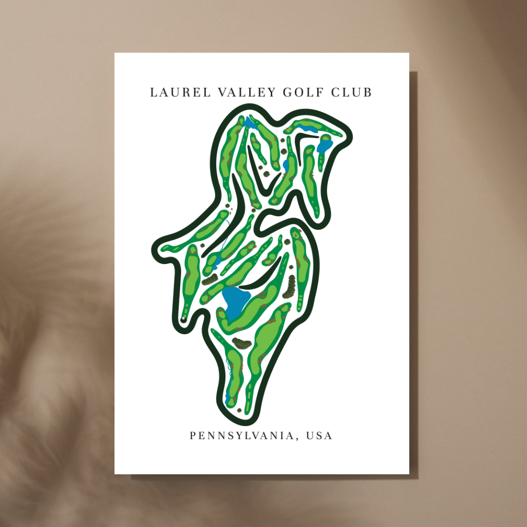 Laurel Valley Golf Club, Golf Course Prints, Pennsylvania
