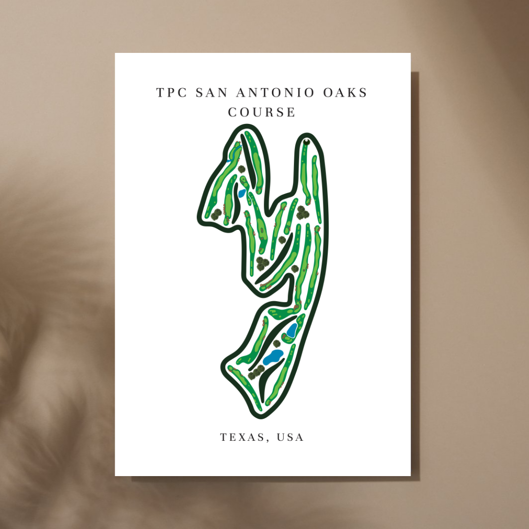 TPC San Antonio Oaks Course, Golf Course Prints, Texas