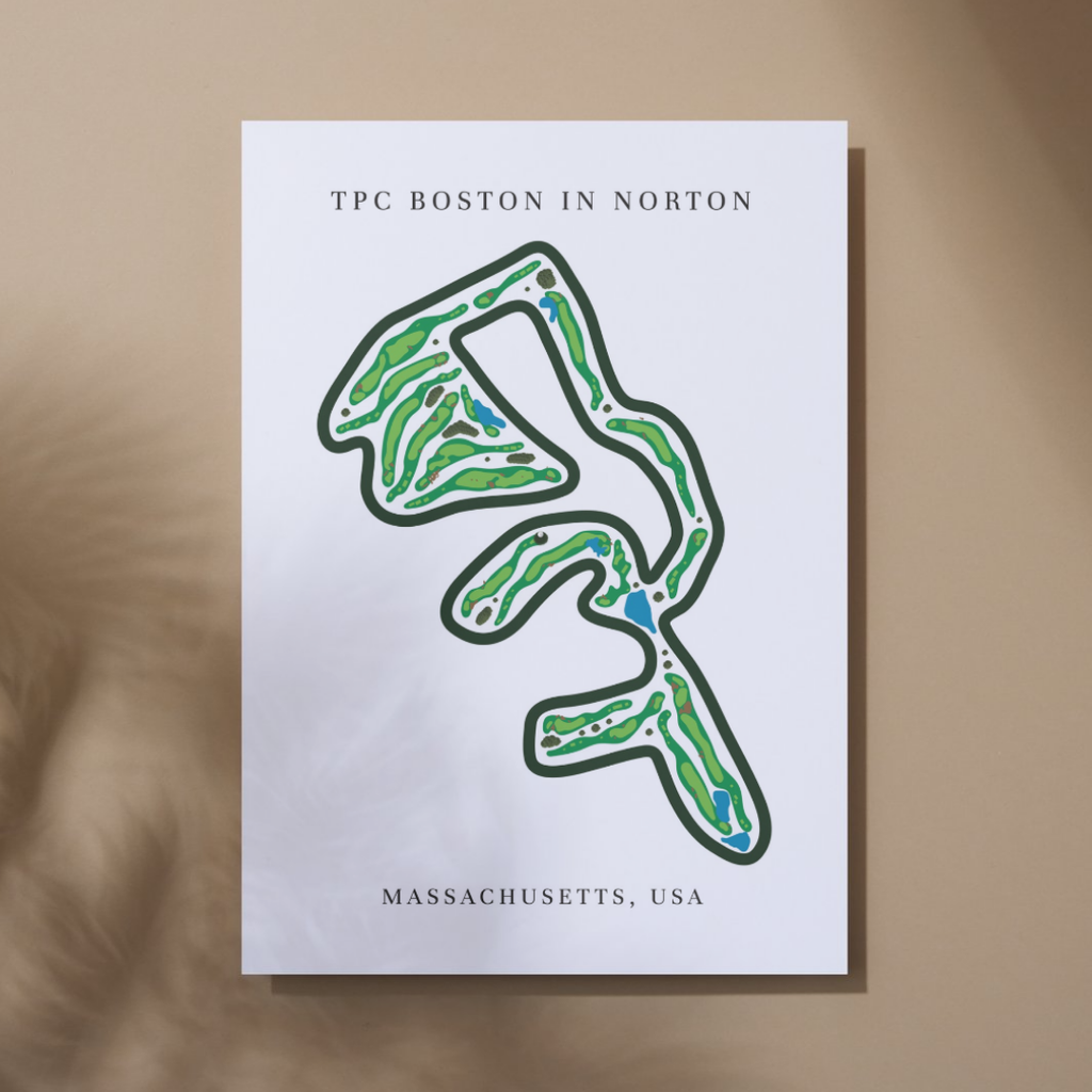 TPC Boston in Norton, Golf Course Prints, Massachusetts