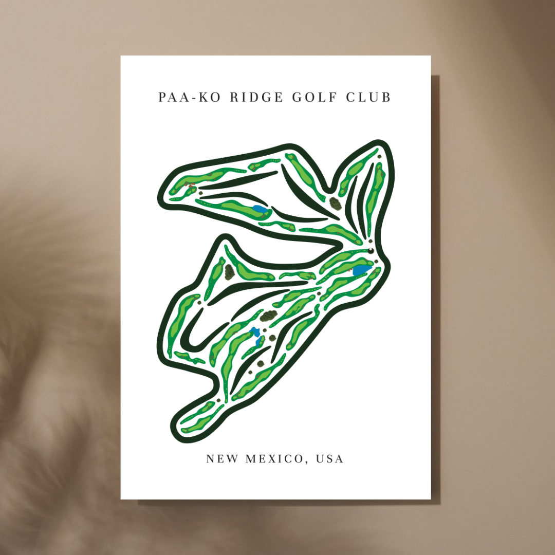 Paa-Ko Ridge Golf Club, New Golf Course Prints, Mexico