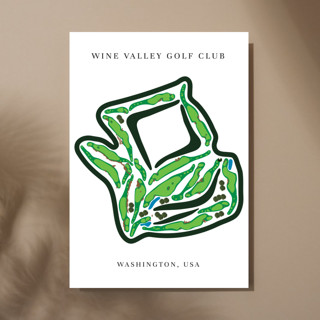 Wine Valley Golf Club, Golf Course Prints, Washington