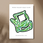 Wine Valley Golf Club, Golf Course Prints, Washington