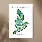 Atlanta Athletic Club, Golf Course Print, Georgia
