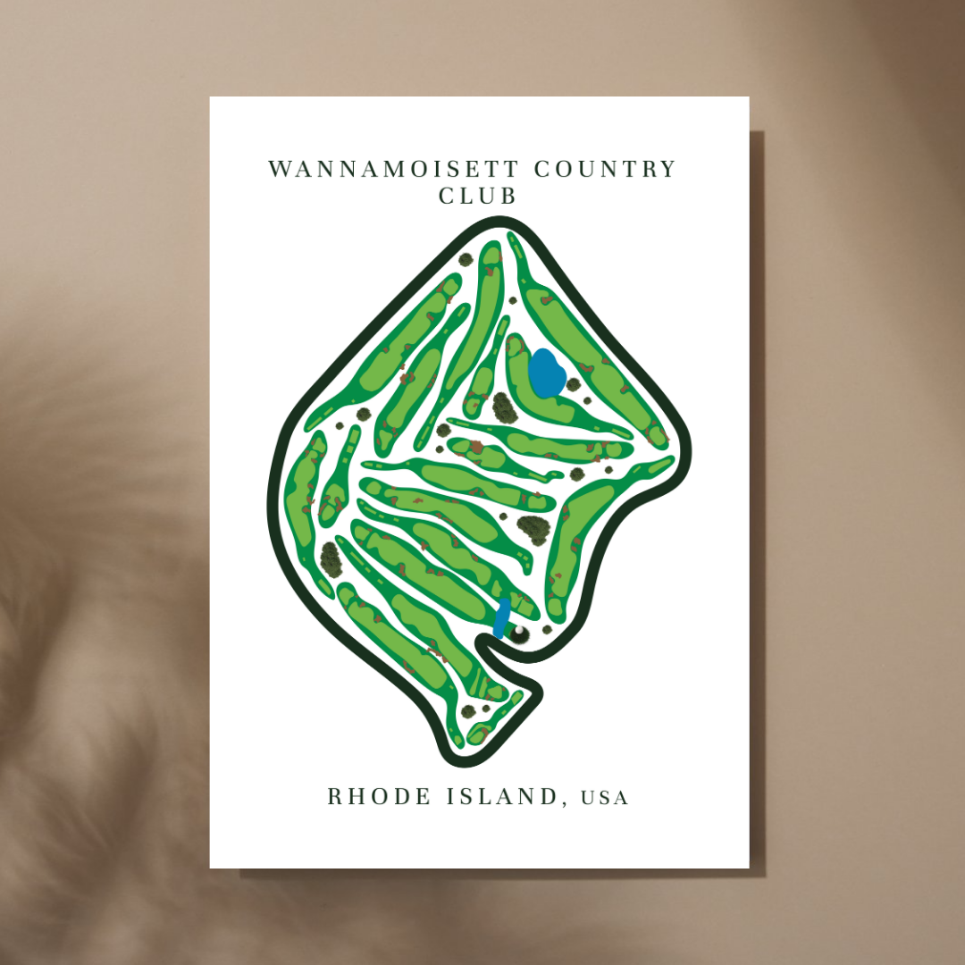 Wannamoisett Country Club, Golf Course Prints, Rhode Island
