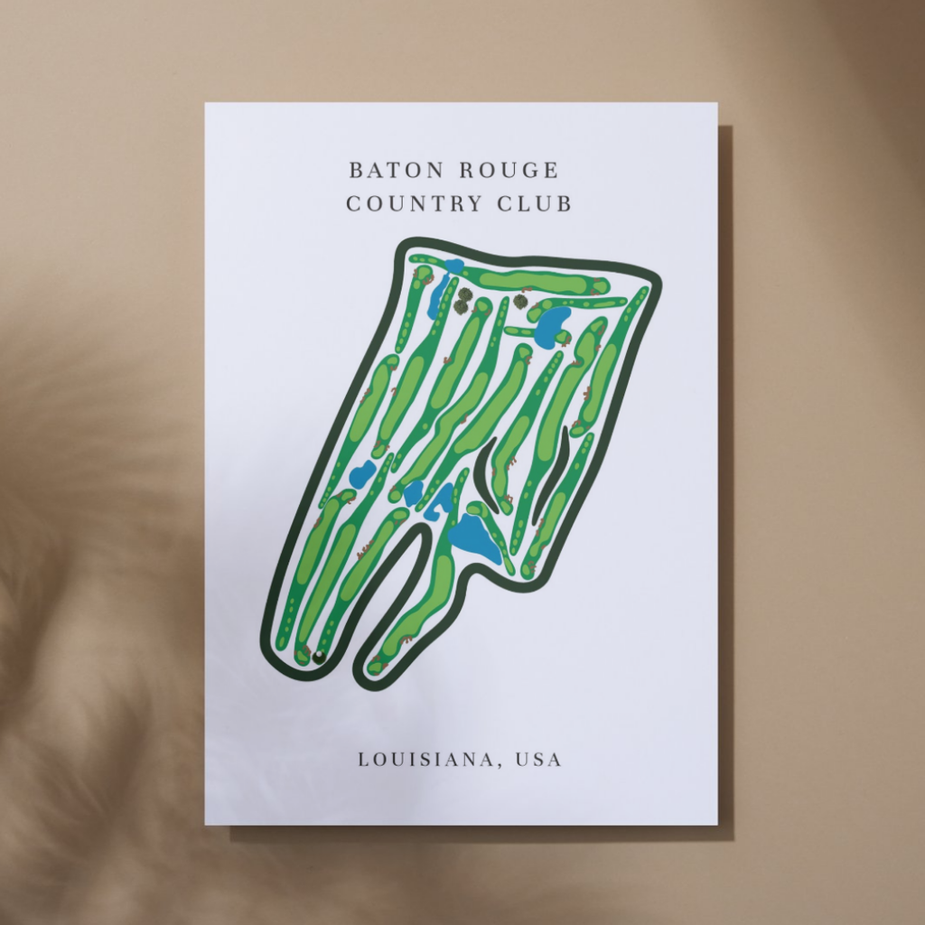 Baton Rouge Country Club, Golf Course Prints, Louisiana