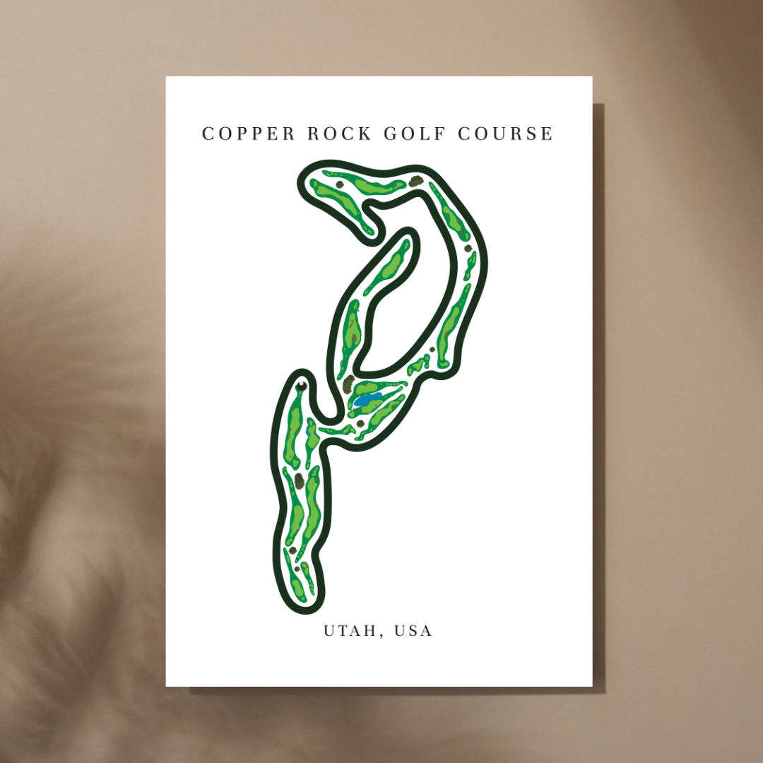 Copper Rock Golf Club, Golf Course Print, Utah