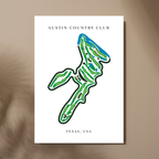 Austin Country Club, Golf Course Prints, Texas
