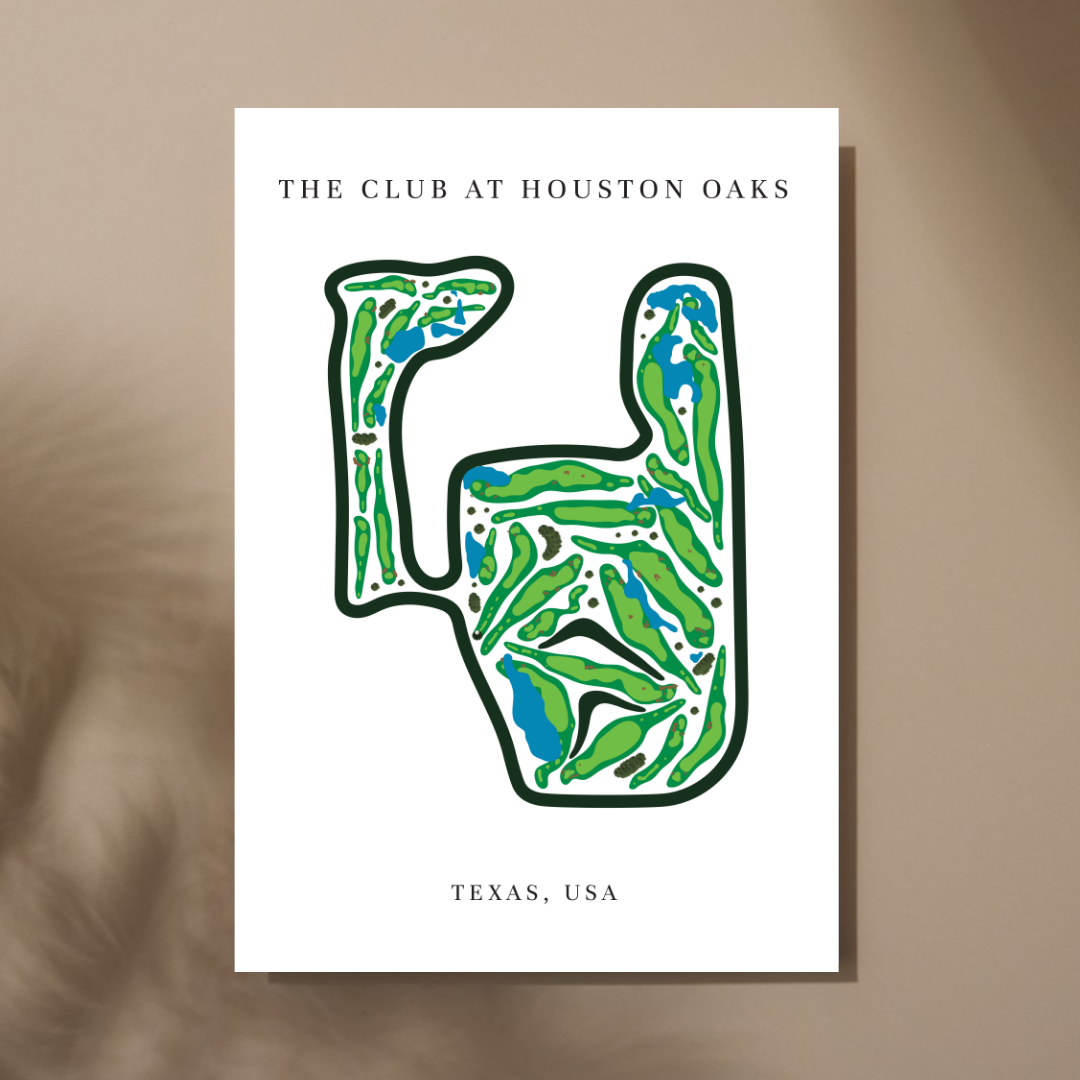 The Club at Houston Oaks, Golf Course Prints, Texas