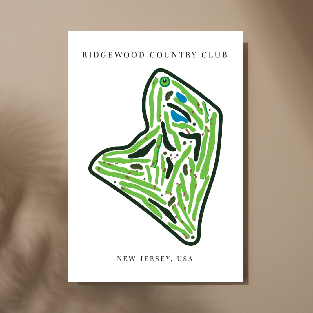 Ridgewood Country Club, Golf Course Prints, New Jersey