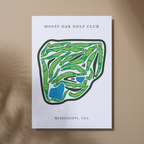 Mossy Oak Golf Club Course Print, Mississippi