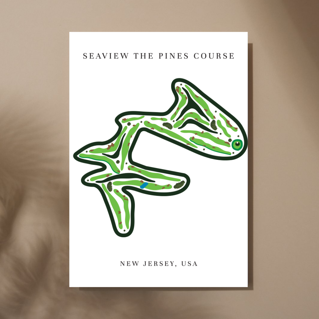 Seaview - The Pines Course, Golf Course Prints, New Jersey