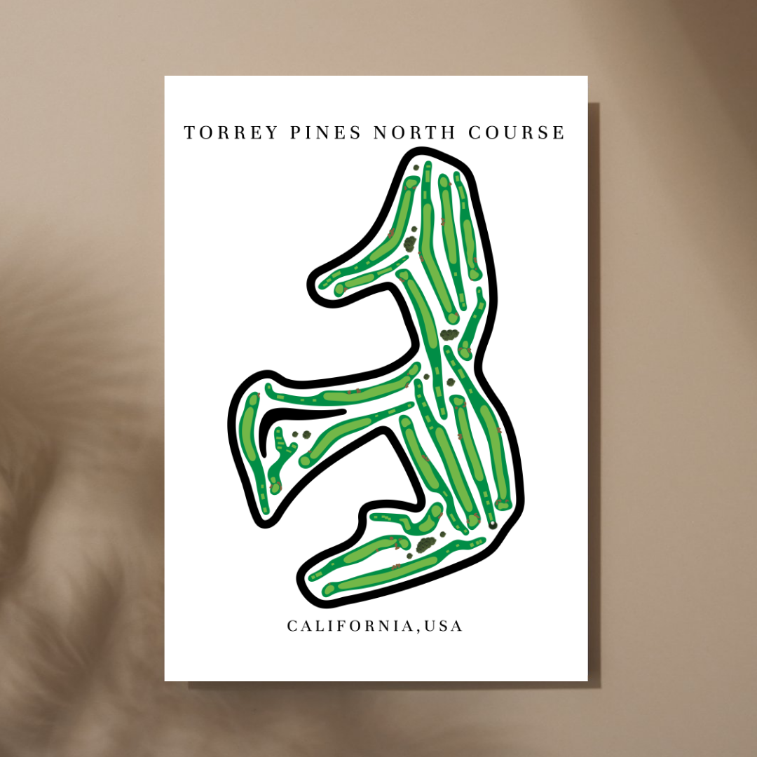 Torrey Pines North Course, Golf Course Print, California