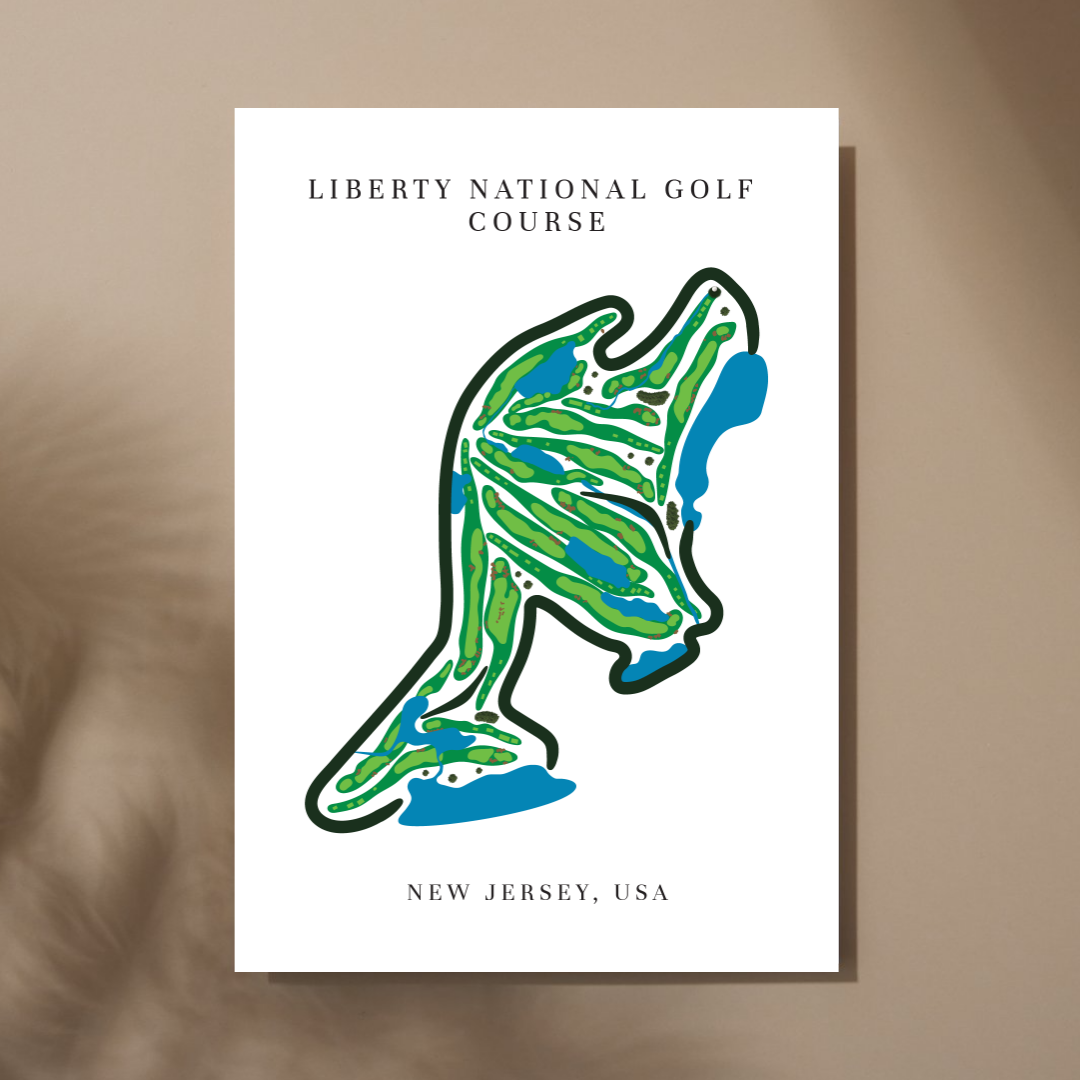 Liberty National Golf Course, Golf Course Prints, New Jersey