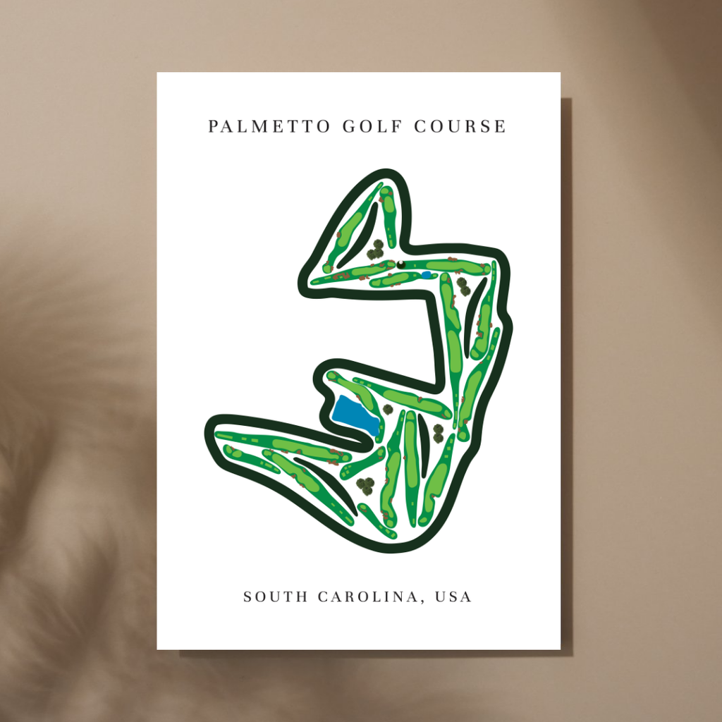 Palmetto Golf Course, Golf Course Prints, South Carolina