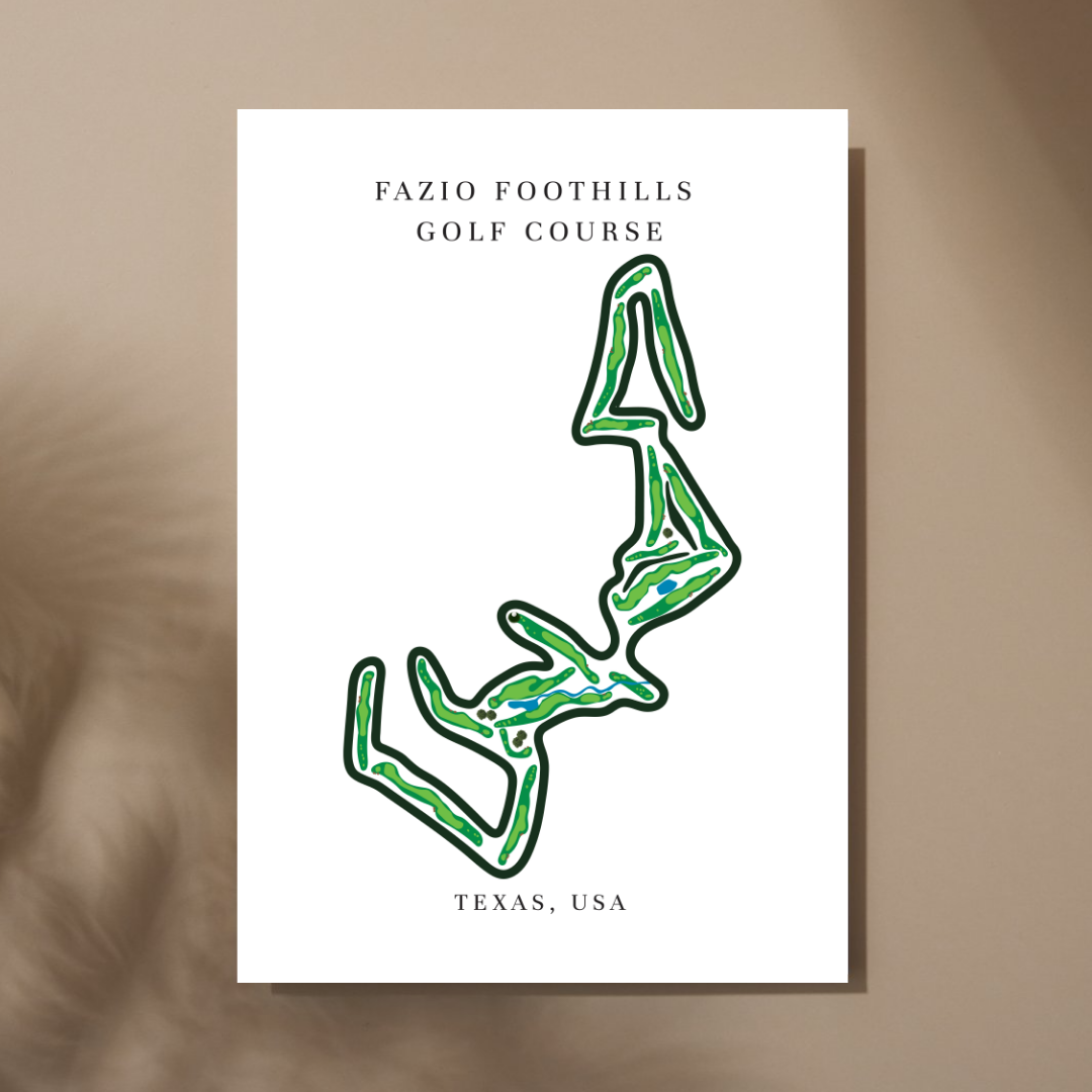 Fazio Foothills Golf Course at Omni Barton Creek Resort, Golf Course Prints, Texas