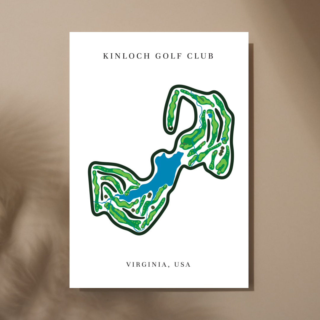 Kinloch Golf Club, Golf Course Prints, Virginia