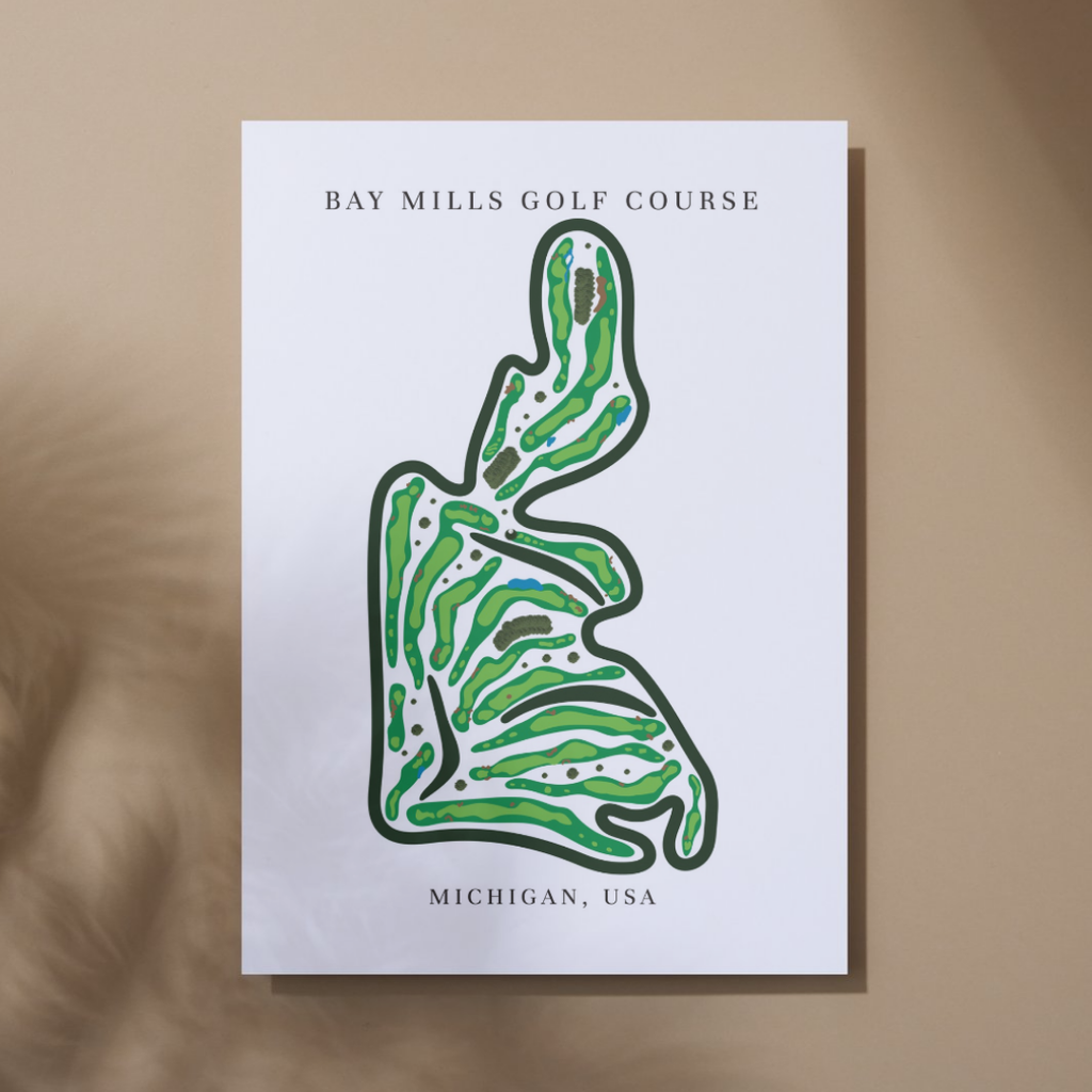 Bay Mills Golf Course, Golf Course Prints, Michigan