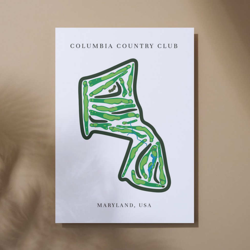 Columbia Country Club, Golf Course Print, Maryland