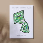 Columbia Country Club, Golf Course Print, Maryland