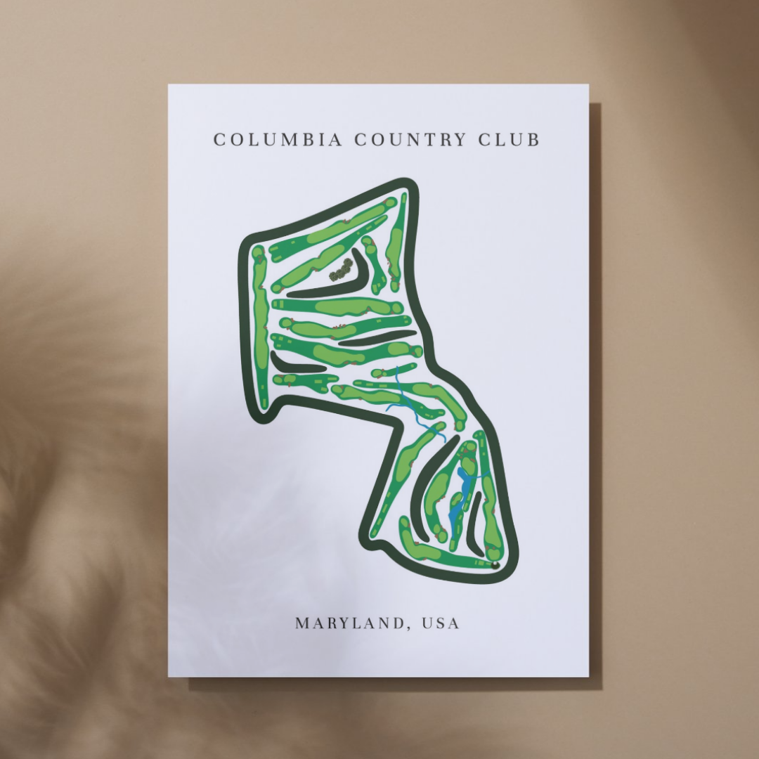 Columbia Country Club, Golf Course Print, Maryland