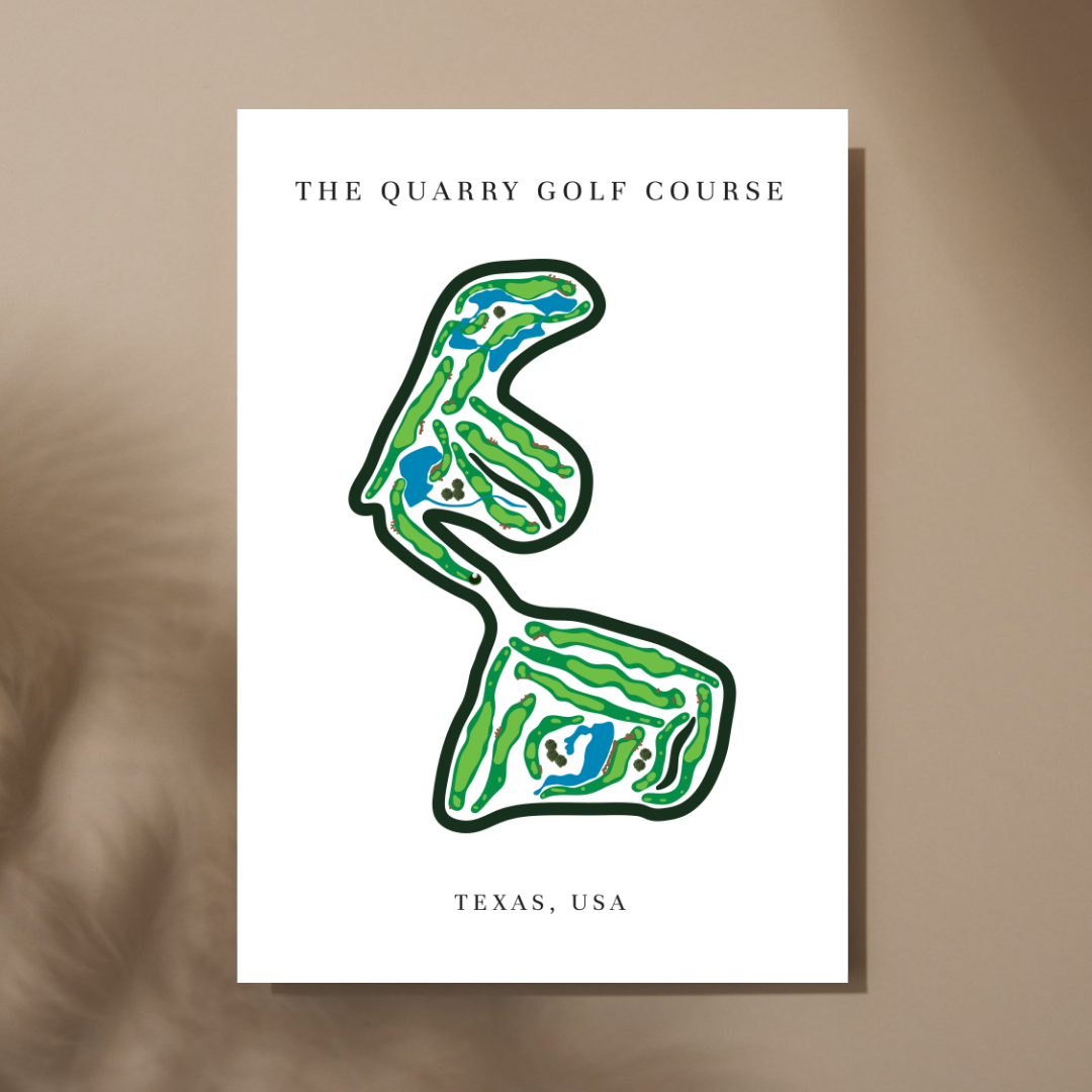 The Quarry Golf Course, Golf Course Prints, Texas