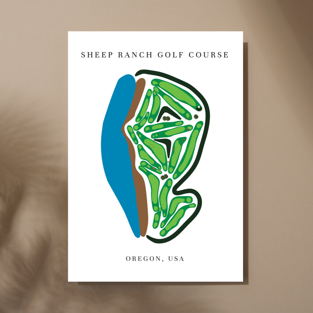 Sheep Ranch Golf Club, Golf Course Print, Oregon