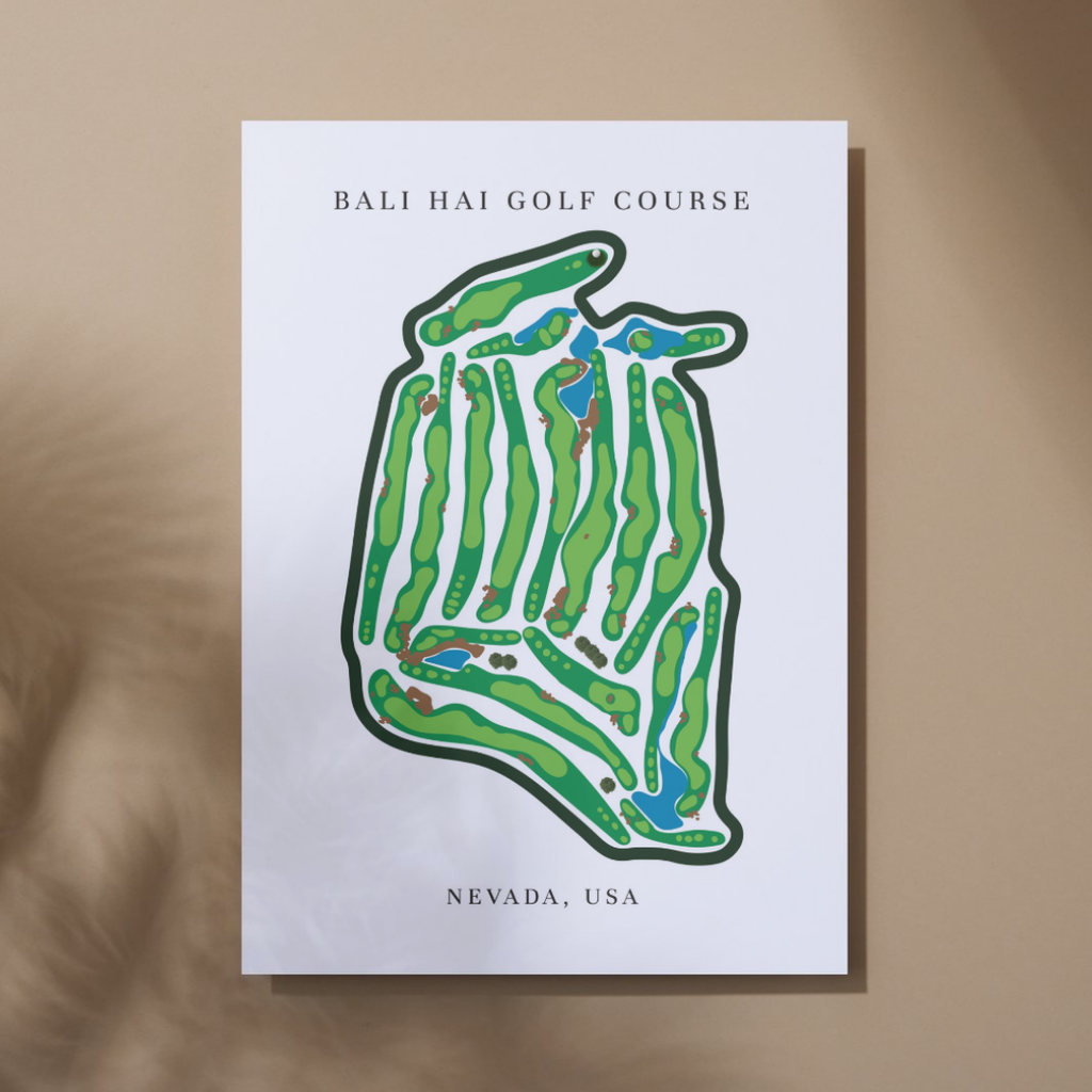 Bali Hai Golf Club, Golf Course Print, Nevada