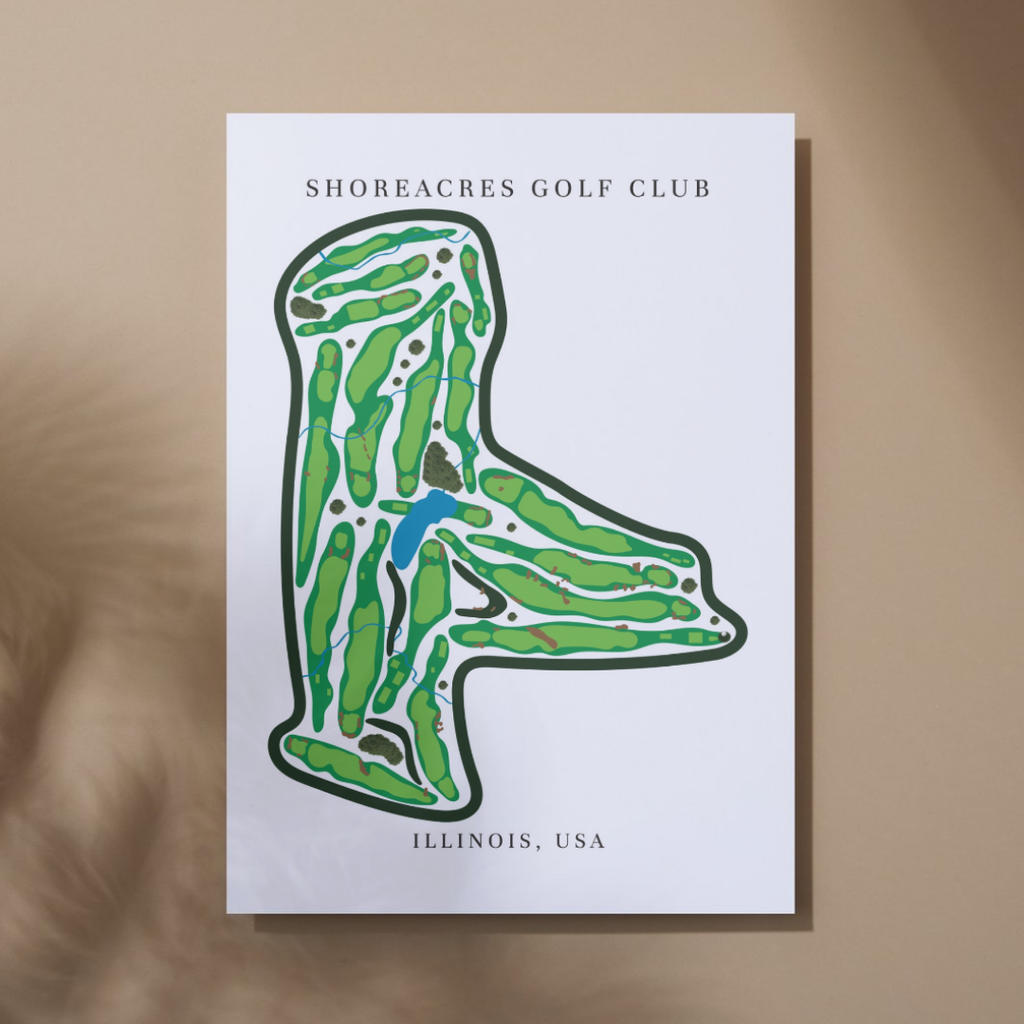 Shoreacres Golf Club, Golf Course Prints, Illinois