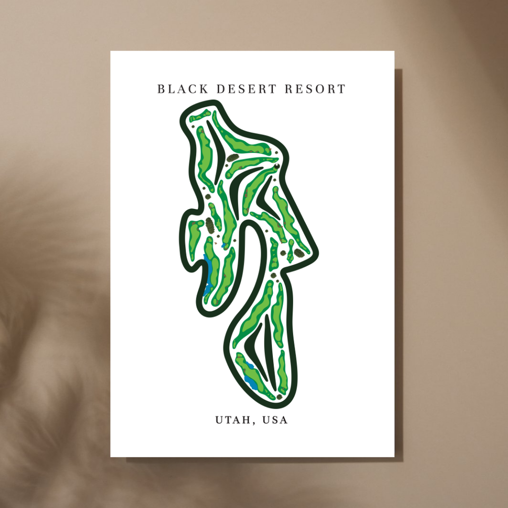 Black Desert Resort, Golf Course Prints, Utah