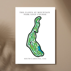 The Cliffs at Mountain Park Golf Course, Golf Course Prints, South Carolina