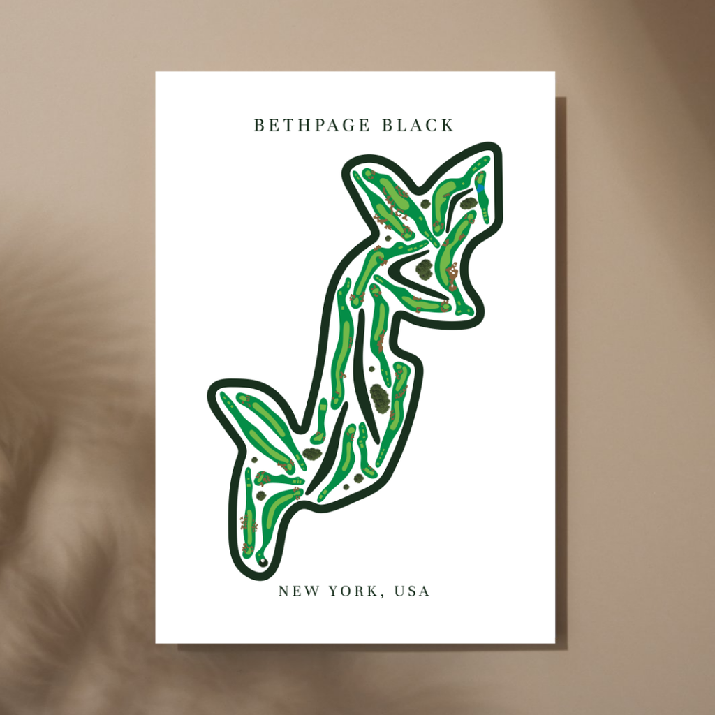 Bethpage Black, Golf Course Prints, New York