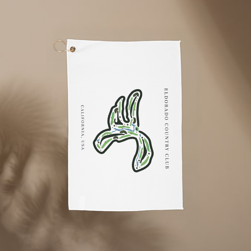 Eldorado Country Club, Golf Course Print, California | Golf Course Print Towels | Golf Course Microfiber