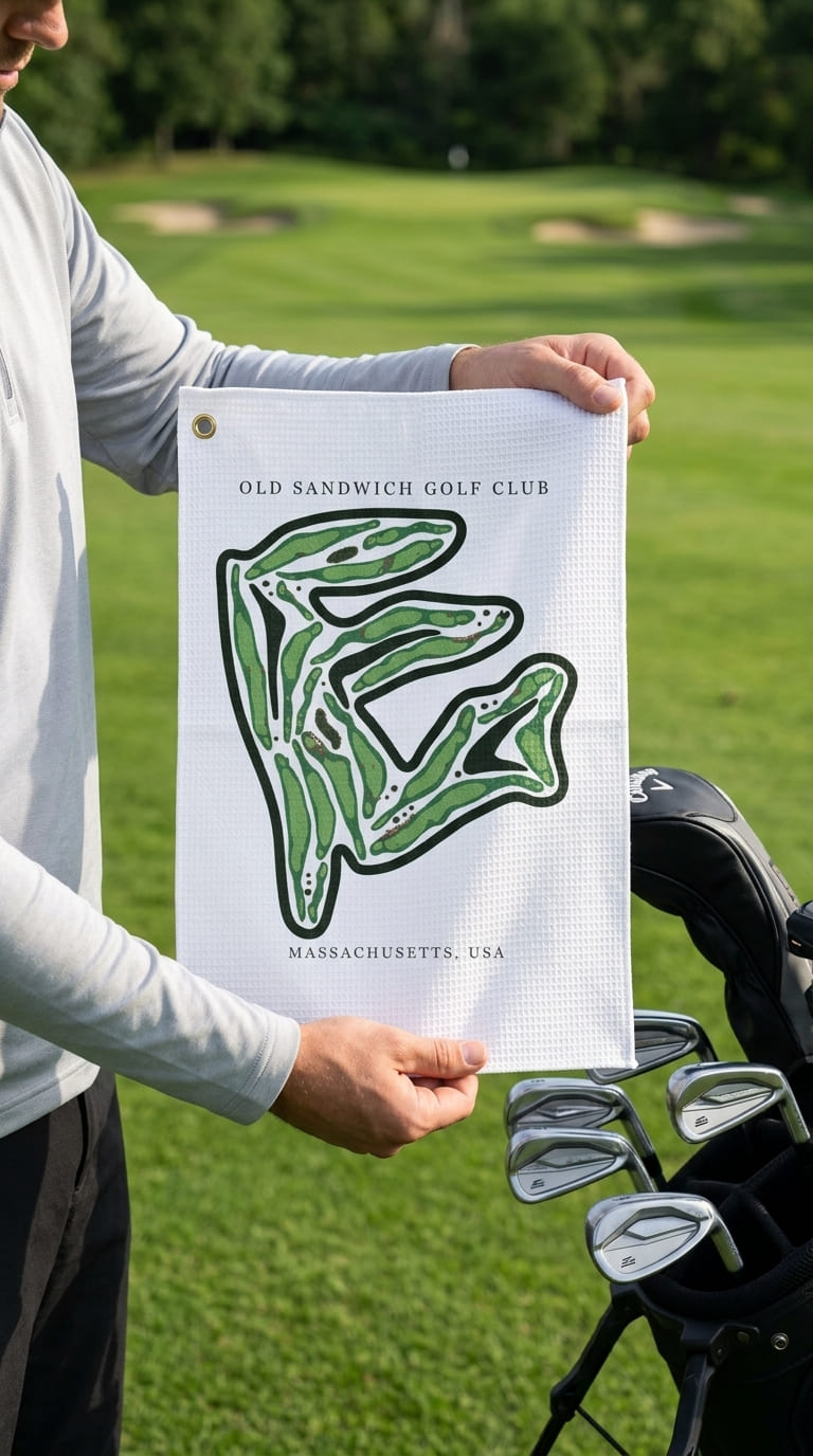 Old Sandwich Golf Club, Massachusetts  | Golf Course Print Towels | Golf Course Microfiber image 0