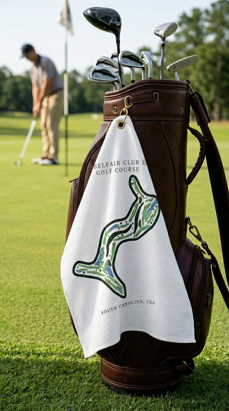 Belfair Golf Club East Golf Course South carolina  | Golf Course Print Towels | Golf Course Microfiber image 2