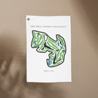 The Mill Course Cincinnati Ohio | Golf Course Print Towels | Golf Course Microfiber