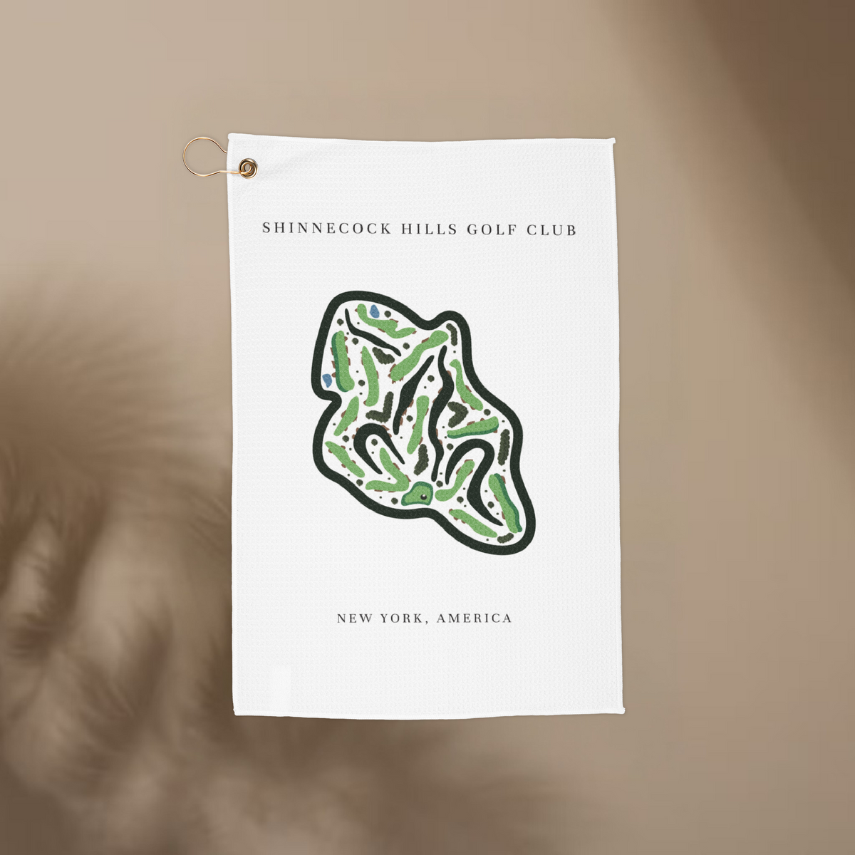 Shinnecock Hills Golf Club, Golf Course Print, New York | Golf Course Print Towels | Golf Course Microfiber