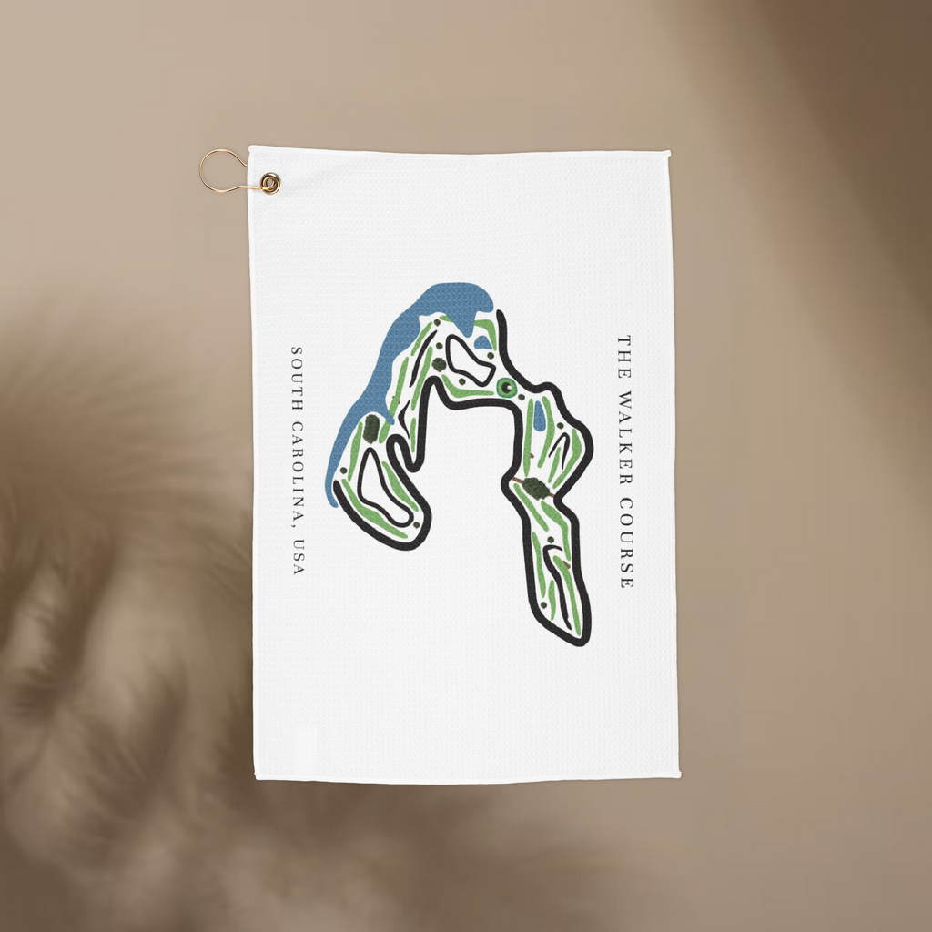 The Walker Course Golf Course Prints, South Carolina | Golf Course Print Towels | Golf Course Microfiber