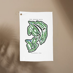 TPC Deere Run Golf Course Towel, Illinois | Microfiber Course Map Towel