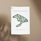 Elk River Club Golf Course Print, North Carolina | Golf Course Print Towels | Golf Course Microfiber