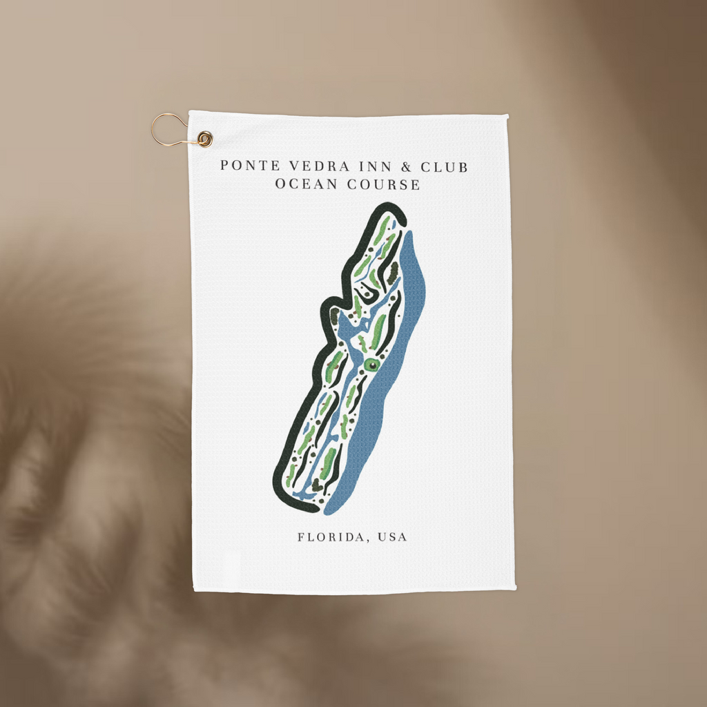 Ponte Vedra Inn & Club Ocean, Golf Course Print, Florida | Golf Course Print Towels | Golf Course Microfiber
