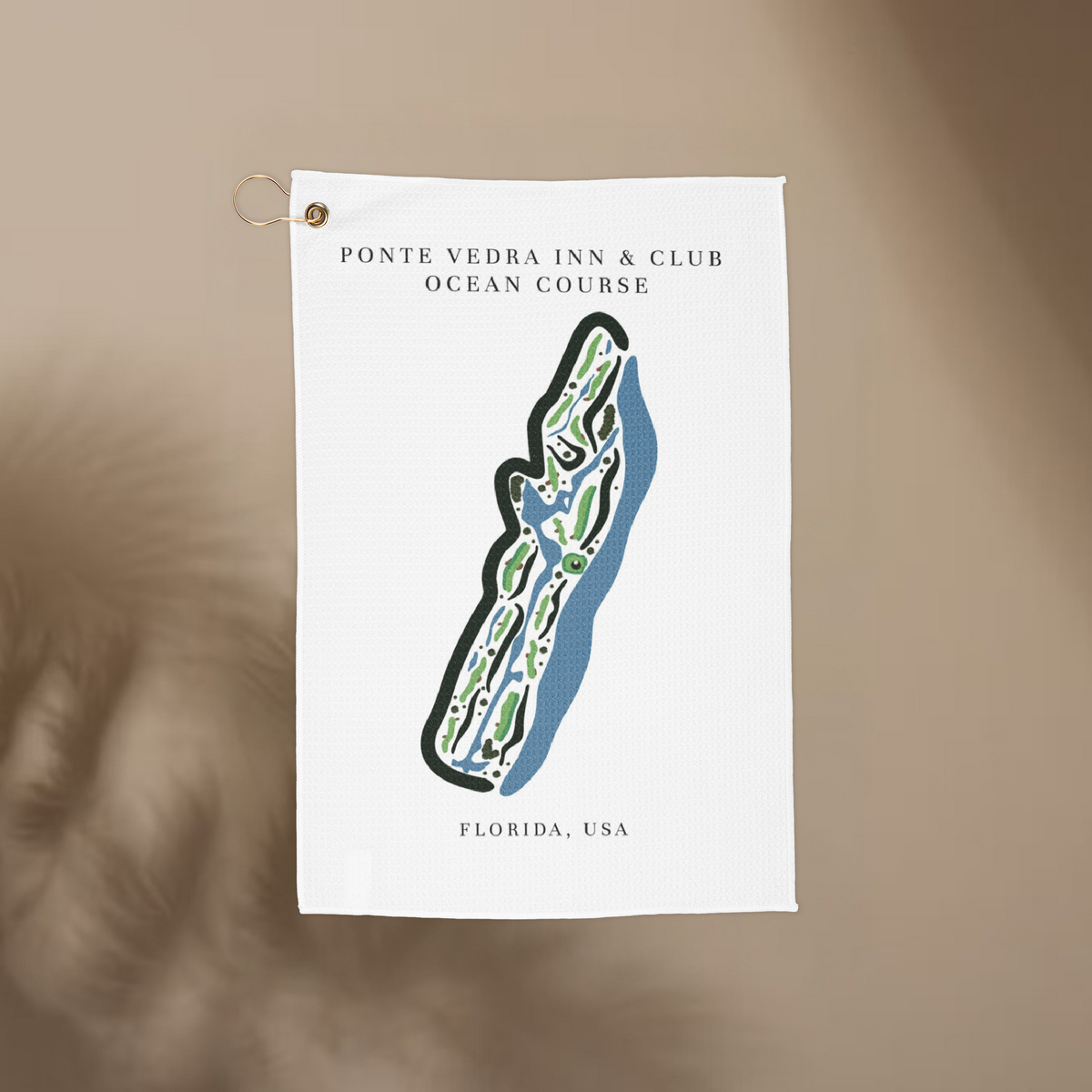 Ponte Vedra Inn & Club Ocean, Golf Course Print, Florida | Golf Course Print Towels | Golf Course Microfiber