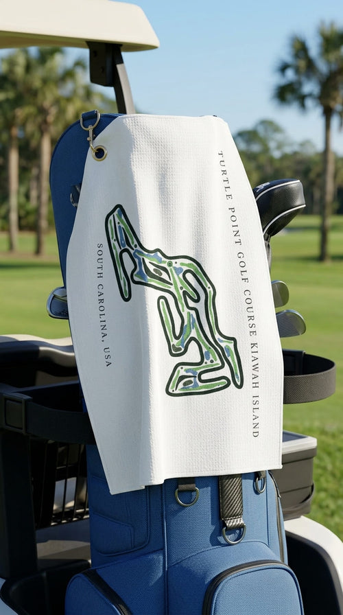 Turtle point golf course Kiawah island South carolina  | Golf Course Print Towels | Golf Course Microfiber image 0