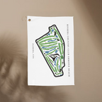 Riviera Country Club Golf Course Prints, Florida | Golf Course Print Towels | Golf Course Microfiber