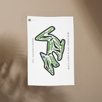 Mid Pines Inn Golf Club Course Print, North Carolina | Golf Course Print Towels | Golf Course Microfiber