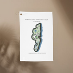 Whistling Straits Golf Course Print, Wisconsin | Golf Course Print Towels | Golf Course Microfiber