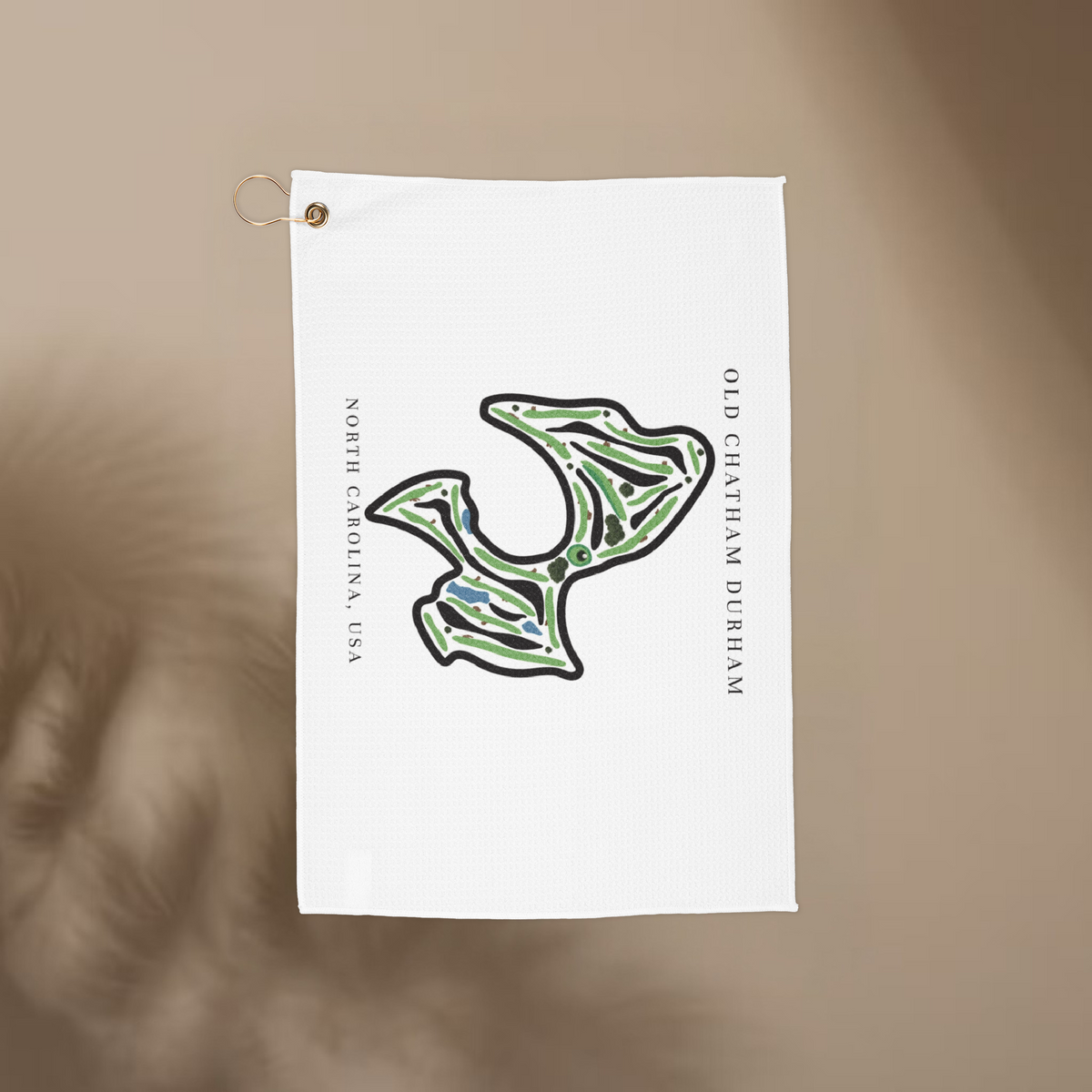 Old Chatham Golf Course Prints, North Carolina | Golf Course Print Towels | Golf Course Microfiber